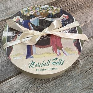 4 Collectible Plates FASHIONS OF THE HOUR - Marshall Field's 2002